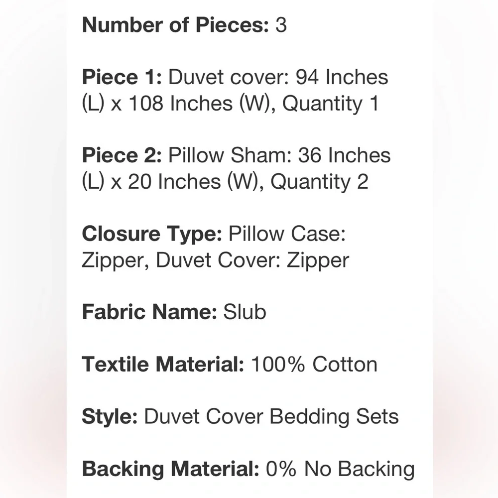 THRESHOLD NWT yarn dye ikat duvet cover and shams -ivory/mauve -king
